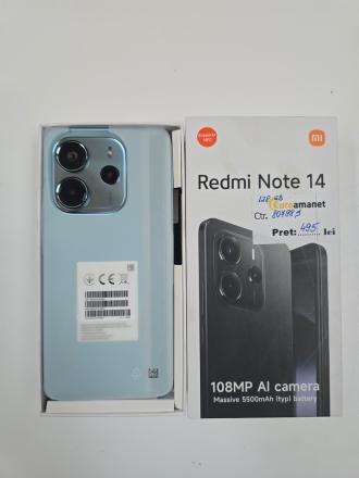 Telefon mobil Xiaomi Redmi Note 14, 6GB RAM, 128GB, Ocean Blue