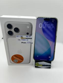 Apple iPhone 17 Pro Max, 256GB, 5G, Silver, 91 cicluri