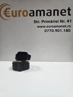 Apple Watch Series 9 GPS, 45 mm, carcasa roz din aluminiu, curea sport din silicon, negru