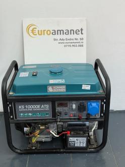 Generator pe benzina Könner & Söhnen KS 10000E 8 kw, monofazat, pornire electrica