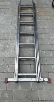 Scara multifunctionala din aluminiu, 3x7 trepte