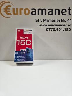 Telefon mobil Xiaomi Redmi 15C, 8GB RAM, 256GB, 4G, Midnight Black + Woven Strap Ring Stand