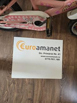 Bicicleta pentru copii Gokidy Hello Girl, 3-5 ani, 14 inch, Roz