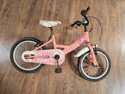 Bicicleta pentru copii Gokidy Hello Girl, 3-5 ani, 14 inch, Roz