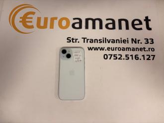 Telefon iPhone 15, 256GB, 5G, Blue, Bat.83%