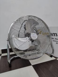 Ventilator de podea Equation, 45 W, Ø 30 cm, 3 viteze, argintiu