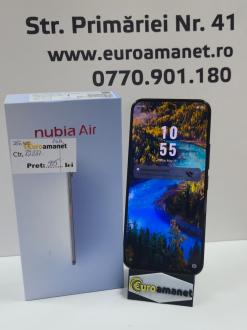 Telefon mobil ZTE nubia AIR, Dual SIM, 8GB, 256GB, 5G, Titanium Black