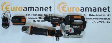Set Scule Worx : Autofiletanta WX 100, Flex WX 800, Decupir WX543