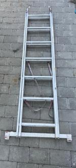 Scara universala Alverosal cu 2 tronsoane, 2x7 trepte