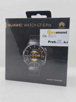 Smartwatch Huawei Watch GT 6 Pro, 46MM, Black Titanium Alloy Case, Black Fluoroelastomer Strap