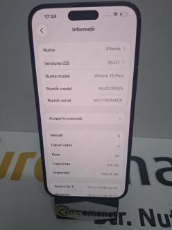 Telefon mobil Apple iPhone 15 Plus, 128GB