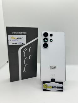 Telefon mobil Samsung Galaxy S26 Ultra, Dual SIM, 12GB RAM, 512GB, 5G, White