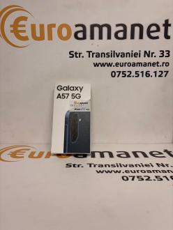 Telefon Samsung A57, Dual SIM, 8GB RAM, 128GB, 5G, Awesome Navy, 3 cicluri