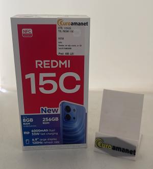 Telefon mobil Redmi 15C, albastru Moonlight, 8/256GB