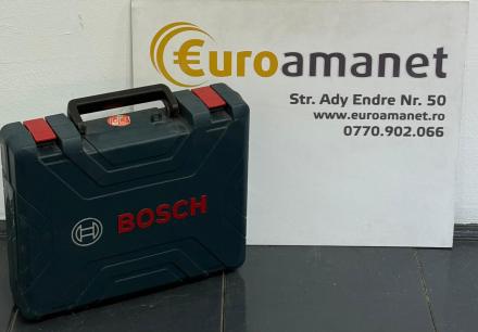 Masina de gaurit si insurubat, cu percutie, cu 1 acumulator, 18 V, 2 Ah, Bosch Professional GSB 180-LI, 1900 rpm