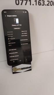 Telefon mobil Samsung Galaxy A17, Dual SIM, 4GB RAM, 128GB, 5G, Black