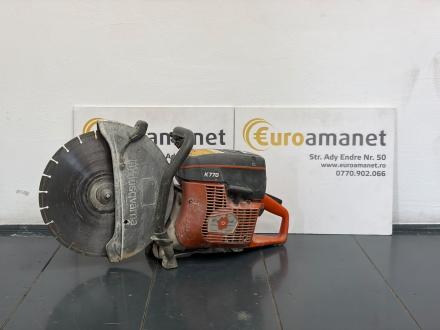 masina de debitat beton cu motor pe benzina Husqvarna K 770, Capacitate de taiere: 125, 3700 W, 2 timpi 