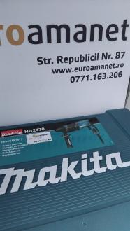 Ciocan rotopercutor Makita HR2470, 780W, 2.4J, 1100 RPM, mandrina SDS-Plus, 3 functii