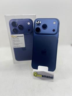 Telefon mobil Apple iPhone 17 Pro, 256GB, 5G, Deep Blue, Bat 100%, 0 cicluri incarcare