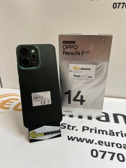 Telefon mobil OPPO Reno14 FS, Dual SIM, 12GB RAM, 512GB, 5G, Luminous Green
