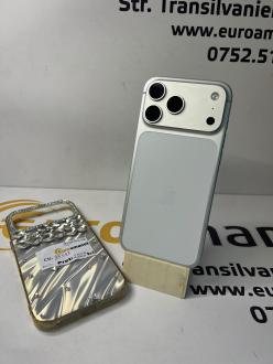 Telefon mobil Apple iPhone 17 Pro Max, 256GB, 5G, Silver, bat 100%