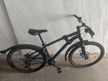 ROCKRIDER Bicicletă de Munte Touring 27,5" ST 120 - Negru/Albastru