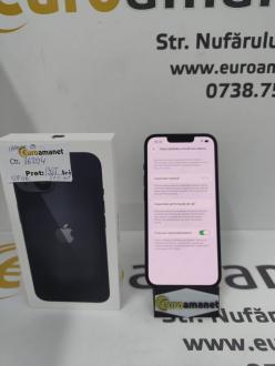 Telefon mobil Apple iPhone 13, 128GB, 5G, Midnight cu incarcator